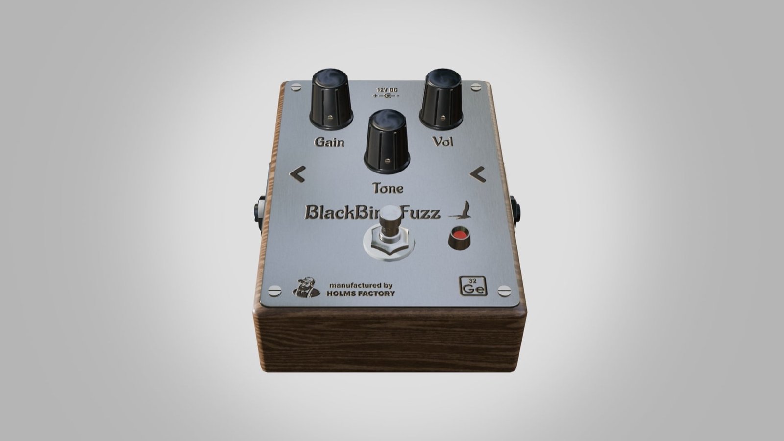 BlackBird Fuzz seen from a three-quarter angle
